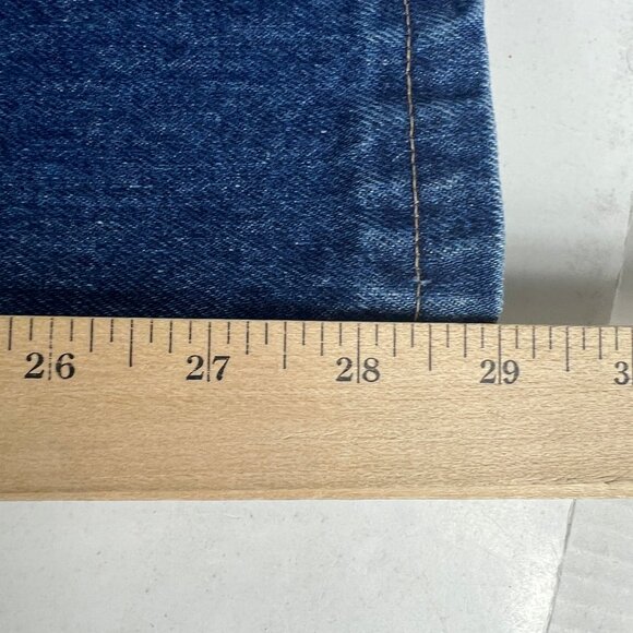 VTG 80s Calvin Klein Jeans Women's 28x29* High Rise Straight Blue Denim Tag 12 - Picture 12 of 16